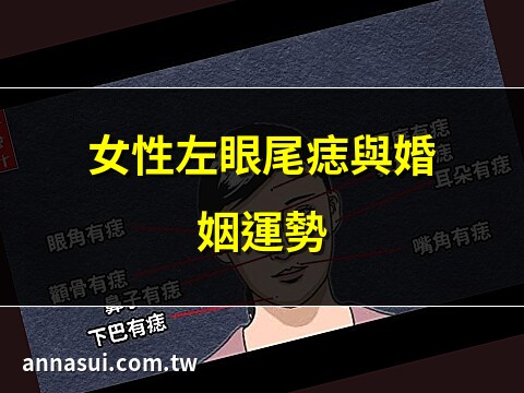 左眼尾有痣