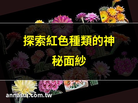 紅色有幾種