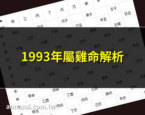 1993年屬雞命解析 | 93年屬相最佳婚配 | 1993年屬雞運勢分析 | 93年屬雞人今年運程